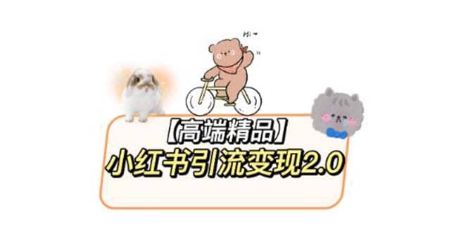 小红书最新引流变现2.0教程，全网最新最详细的视频教程 素材-先锋思维