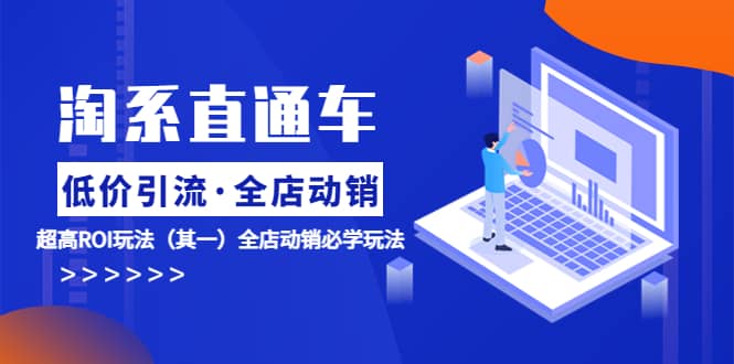 淘系直通车《低价·引流 全店·动销》超高ROI玩法（其一）全店动销必学玩法-先锋思维