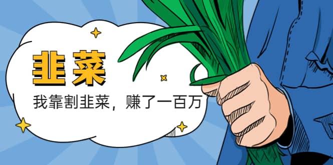 我靠割韭菜 赚了一百万-先锋思维