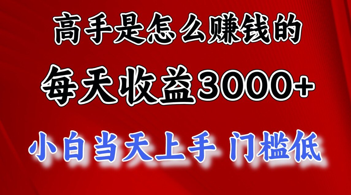 快速掘金项目，上手熟练后日收益1500-3000-先锋思维