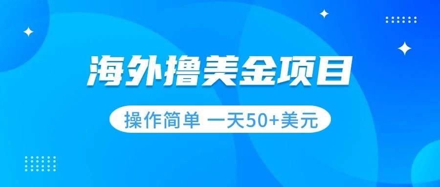 撸美金项目 无门槛  操作简单 小白一天50 美刀-先锋思维