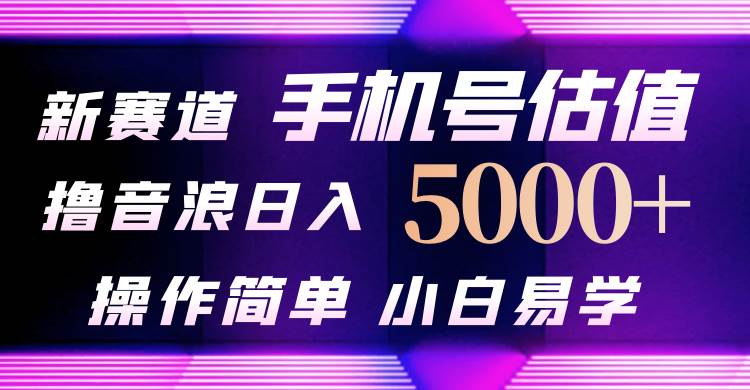 抖音不出境直播【手机号估值】最新撸音浪，日入5000+，简单易学，适合…-先锋思维