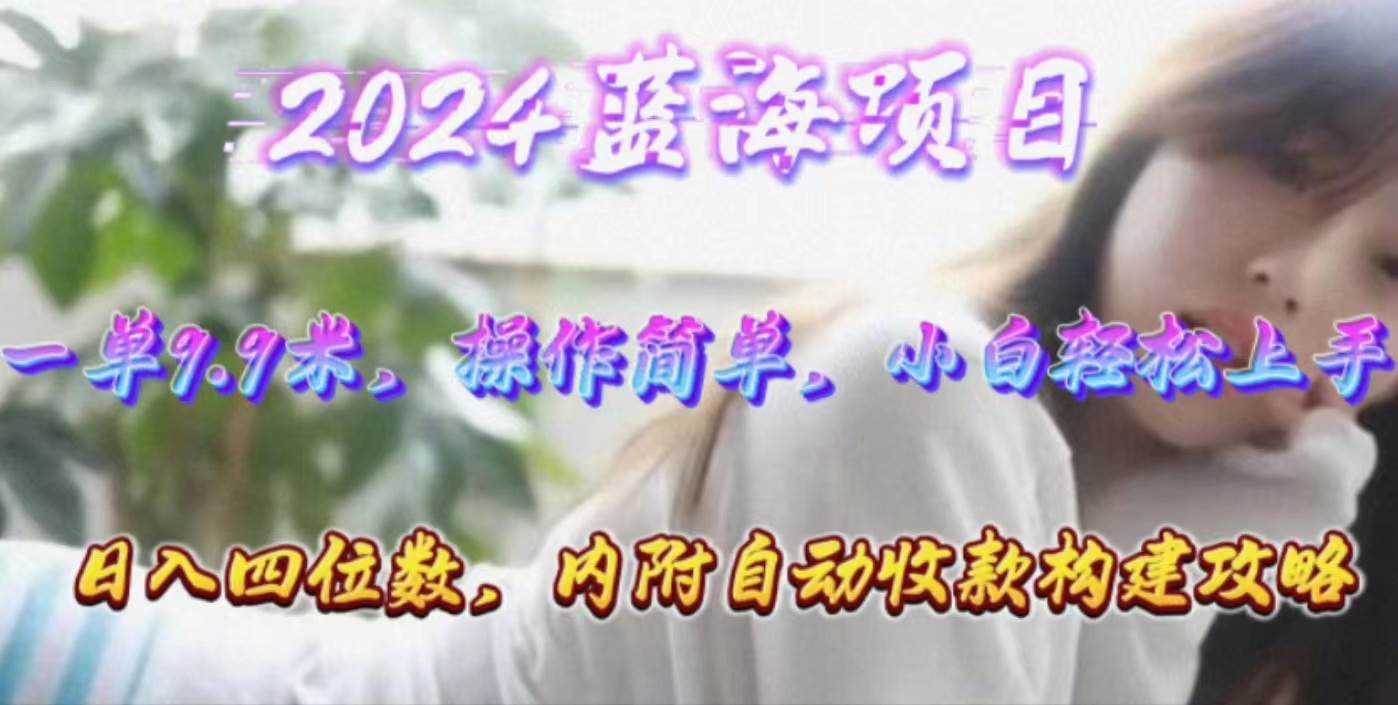 年轻群体的蓝海市场，1单9.9元，操作简单，小白轻松上手，日入四位数-先锋思维