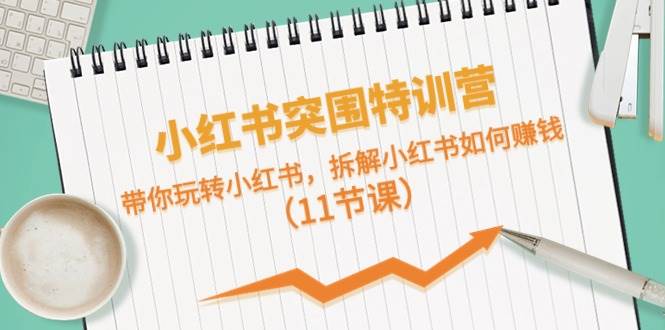 小红书突围特训营，带你玩转小红书，拆解小红书如何赚钱（11节课）-先锋思维